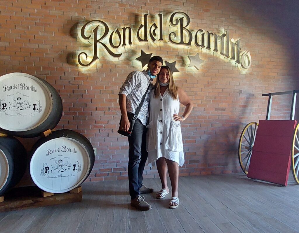 Couple traveling to Puerto Rico experiencing Bucketlist Tours' Old San Juan Ageless Elegance, Heritage and Spirits private tour and tasting experience, blending history and craftsmanship, at Ron del Barrilito distillery, renowned as the world’s finest rum producer.